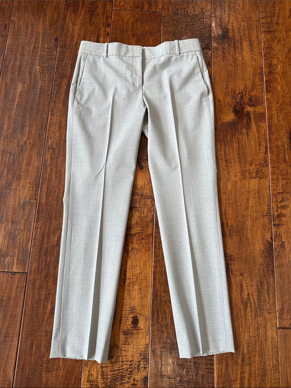 Theory Light Gray Three-Piece Women's Pantsuit - Jacket, Pants & Skirt - Picture 13 of 16